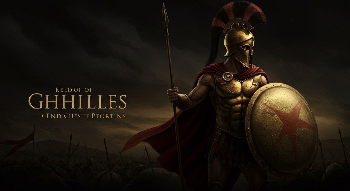 Achille — illustration, mythologie grecque