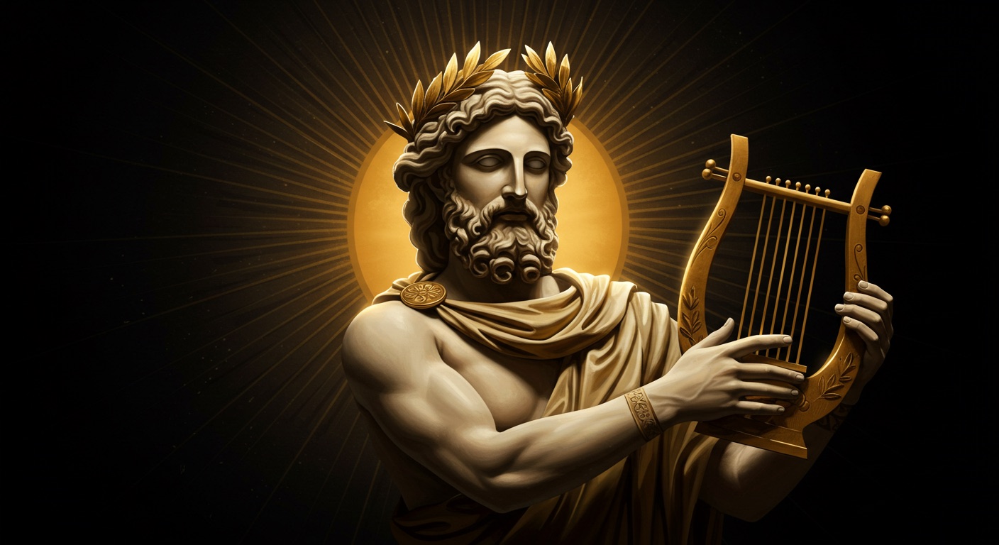 Apollon — illustration, mythologie grecque