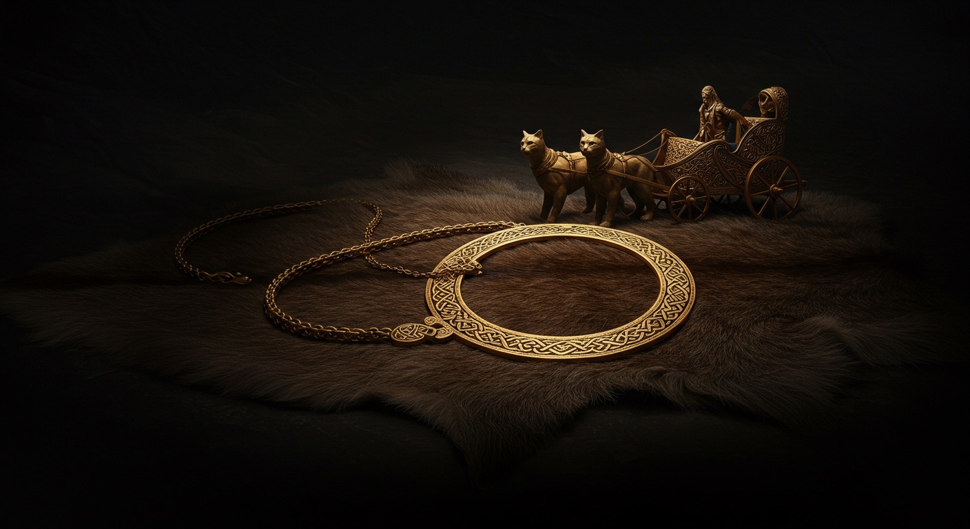 Freyja — illustration, mythologie nordique