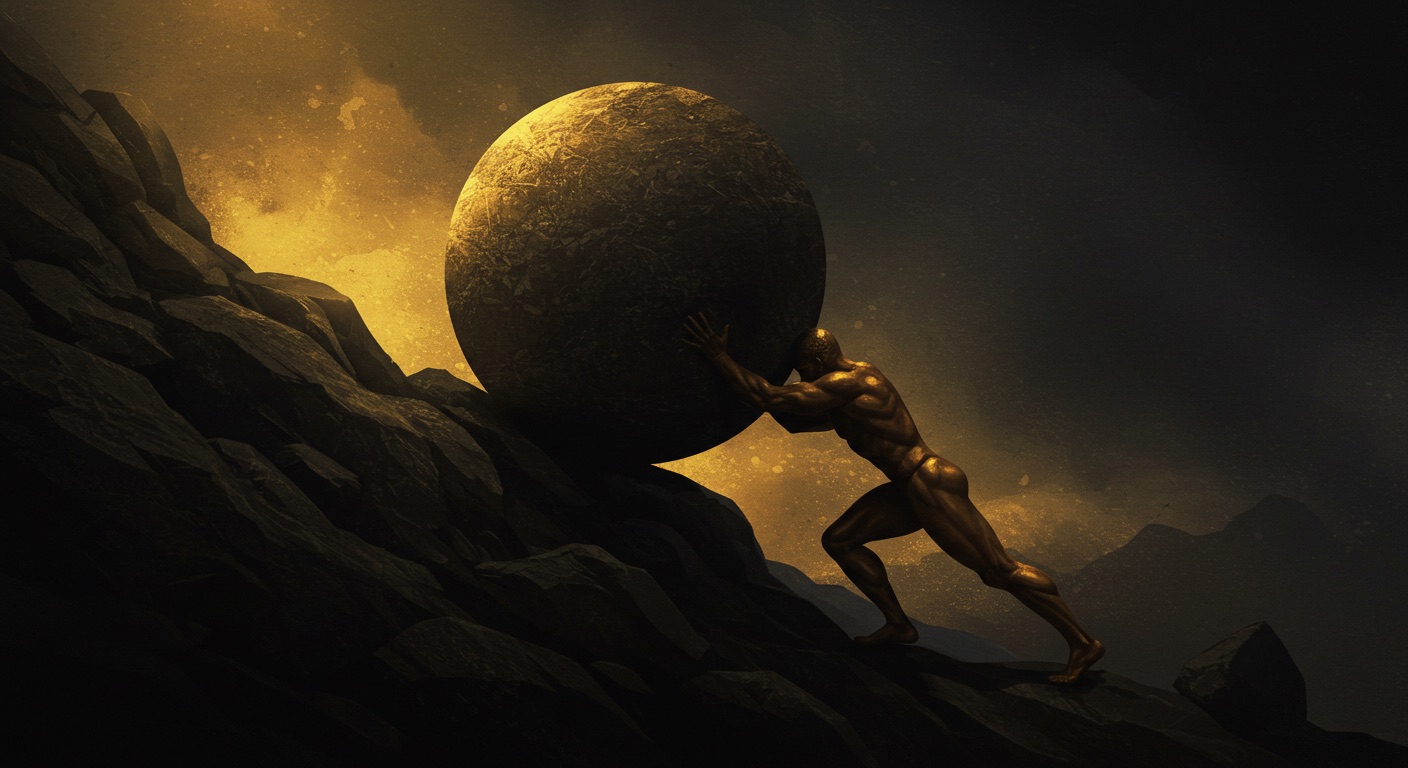 Sisyphe — illustration, mythologie